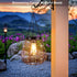 2 Pack- Hanging Solar Lantern Lights, Solar Chandelier Outdoor Waterproof Vintage Copper Outdoor Hanging Lights