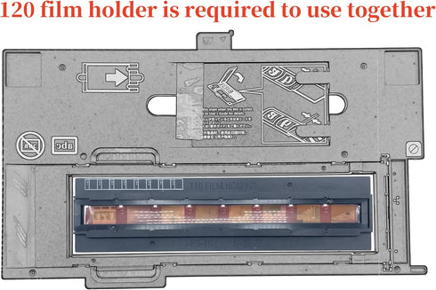OKLILI 110 16mm V500, V550, V600 & Photo Scanning Holder for Brownie Asp Film, Slide & Negative - Compatible with Epson