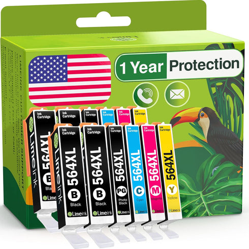 Limeink Compatible Ink Cartridges Replacement for HP 564 Ink Cartridges Combo Pack for HP 564xl (12 Pack)