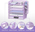 SUPEASY 6 Tier Paper Organizer with 4 Pen Holders, Mesh Desk Organizer for A4 File Folder, Purple