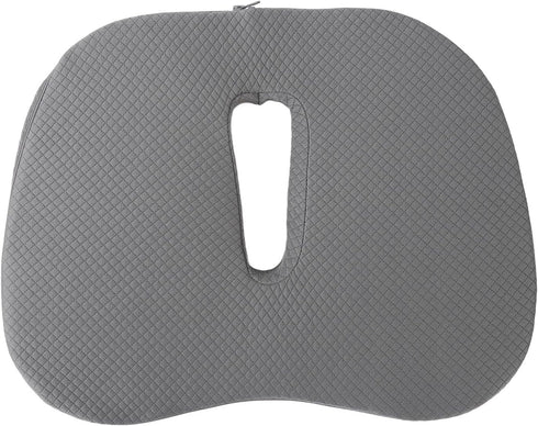 Comfortable Grey Memory Foam Donut Pillow for Office Seating Relief