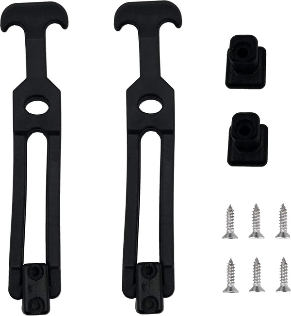 Creatyi 2 PCS Latest Model 8'' Rubber Flexible T-Handle Draw Latches for Tool Box, Cooler, Golf Cart, Engineering