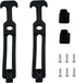 Creatyi 2 PCS Latest Model 8'' Rubber Flexible T-Handle Draw Latches for Tool Box, Cooler, Golf Cart, Engineering