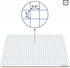 SCRIBBLEDO 9" x 12" Dry Erase Grid Whiteboard, Double Sided Graph Board for Kids, Portable Dry Erase Lapboards