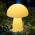 Solar Table Lamp Outdoor Waterproof, Mushroom Solar Lamp with USB & Solar