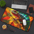 GENERIC Chameleon Color Changing Premium Desk Mat with Vibrant Forest Leaves Design