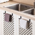 0.8" Over-Cupboard Stainless Steel Towel Bar - Single for Cabinet Doors