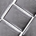 Glossy Silver Eco-Friendly Leather A4 Portfolio, Zipper, 5 Card Slots, 1 iPad and 1 Cell Phone Pockets, 3 Ring Binder