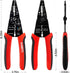 KAIWEETS Wire Stripper 10-22 AWG, Multipurpose Electrical Wire Pliers with Screw Cutter