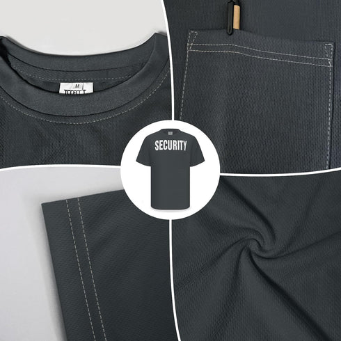 TCCFCCT Men's Security Uniform Shirt - Ideal for Events and Guard Work
