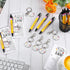 Daifunli 20 Set 3 Teacher Appreciation Gifts in Bulk Thank You Inspirational Ballpoint Pens Styles Metal Keychains