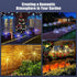 120 8 Colorful(2 Pack) DONGULI Outdoor Solar Garden Lights, LEDs Lighting Modes Waterproof Solar Fireworks Light