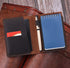 COFFEE Leather Cover for Rite in the Rain Top Spiral Notebooks, Handmade 3" x 5" Mini Pocket Notepad Holder