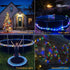 Solar Rope Lights, 39FT IP65 Waterproof Outdoor LED Copper Fairy String Tube Lights for Decoration