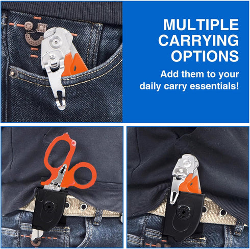 6 1 Heavy Duty in Multifunctional Trauma Shears Foldable | Stainless Steel emergency response scissors | Survival