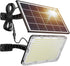 JACKYLED 1000 Lumens 299 LED Solar Lights Outdoor Bright Solar Dusk to