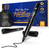 Scribbledo 36 Pack Dry Erase Markers - Black Fine Tip Whiteboard Markers with Eraser Cap for Home & School