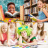 Tenare 100 Pieces Happy Birthday Bookmarks - Laminated Imaginative Colors and Patterns for Classroom Supplies