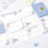 50Pcs, 4 6 Inch Crisky Floral Thank You Cards with Envelopes, Wildflower Hydrangea Blank Cards and Envelopes