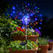btfarm 1 Pack Solar Garden Lights Outdoor, 8 Modes Firework Lights Solar