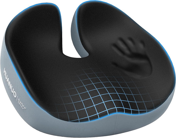HUANUO Seat Cushion for Office Chair, Extra Large Memory Foam Cushion for