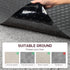 EHVTIZ 36"x48" 3D Chair Mat for Hard Floors, Geometric Textured Floor Protector, Heavy-Duty Office & Home Carpet