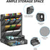 Multi-Functional Desk Organizer, Wall Mount Pen Holder with Drawer for School, Office, Home, Art Supplies