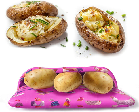 Quick & Fluffy Potato Cooker Bag - Reusable Microwave Pouch