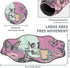 SROJDHFJB 35.4 15.7 inches Skull Coffee Pink Large Gaming Mouse Pad Plus a Coaster, x Desk Mat Extended XXL Mousepad