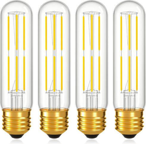 Dimmable E26 T10 LED Bulb Tube Light Bulbs 6W(60W Equivalent),Tubular Light Bulb