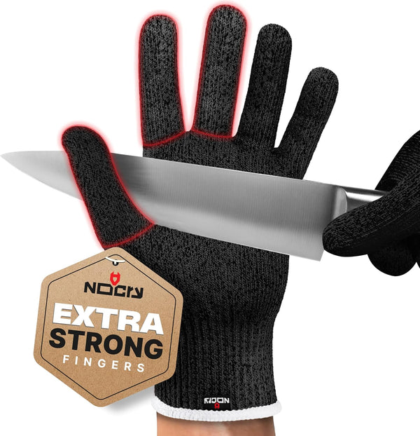 NoCry Cut Resistant Work Gloves for Women and Men, Comfortable Food Grade Kitchen Cooking Gloves
