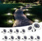 SOLPEX Solar Lights Outdoor Waterproof, 12 Pack Solar Ground Lights, Solar Garden
