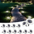 SOLPEX Solar Lights Outdoor Waterproof, 12 Pack Solar Ground Lights, Solar Garden