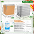 Honoson 2 Frozen Pack Pack Frozen (12'' 10'' 7'') Pcs Thermal Insulated Shipping Boxes for Food with Ice and Aluminum