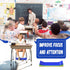 WNSIRVY 16 Pack Chair Bands for Kids with Fidgety Feet, ADHD Tools for Kids, Improve Focus & Reduce Restlessness, Chair