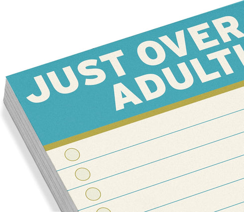 Knock Knock Adulting Large Sticky Notes (4 x 4-inches) (Pack of 1)