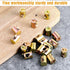 Tweruna 10 M6 PCS Barrel Nut, Slotted Barrel Cross Dowel Nut, Replacement Cross Dowels Barrel Nuts for Furniture Bed