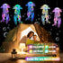 10 Jellyfish Decor - Pcs Light Up Jellyfish Lanterns, Hanging Jelly Fish Decorations for Mermaid Birthday Decorations