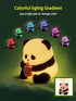Cute Silicone Panda Night Lights, Rechargeable LED Animal Decor Night Lights for Girls and Boys, Portable Kawaii Lights