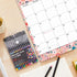 January 2024 to June 2025 Desk Calendar, Large Monthly 18 Months Academic Planner with Floral Design and Magnets
