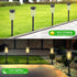 8 Pack Solar Pathway Lights, Solar Lights Outdoor Waterproof, Solar Garden Stake Lights for Outside Yard Landscape Path Walkway Driveway Lawn Decor by VISFLAIR