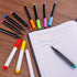 PATIKIL Dry Erase Marker Pens, 10 Pack Orange + Gray Ink Fine Point Low Odor Whiteboard for Office Home Classroom