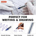 Shuttle Art 25 Pack RollerBall Pens, Blue Fine Point 0.5mm Liquid Ink Pens for Writing, Journaling, School Office