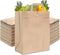 Stock Your Home 70 Lb Kraft Brown Paper Bags with Handles (50