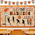 gisgfim Basketball Bulletin Board Decoration Set, Background Paper & Borders for Classroom School Game Craft