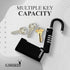 Kingsley Guard-a-Key Black Realtor's Lockbox | Portable Resettable Hanging Key Safe Combination Lock Box for House