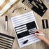 Resholder Set 10 20 8.5 11 2 Writing Guide Kit Letter Include Writing Guides Sheet of Low-Vision Paper x and Pcs Thick