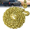 Transport Binder Chain G80 5/16 Inch x 20 Foot | Heavy Duty Tow Chain with Clevis Grab Hooks, 4,900 lbs Safe Working