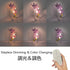 3D Dimmable Simulated Butterflies Acrylic Desktop Decoration Table Lamp Remote Color Changing Rechargeable Battery