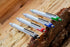 Schneider Slider Xite XB Ballpoint Pen, Refillable, 1.4 mm, White Barrel with Blue Accents, Red Ink, Box of 10